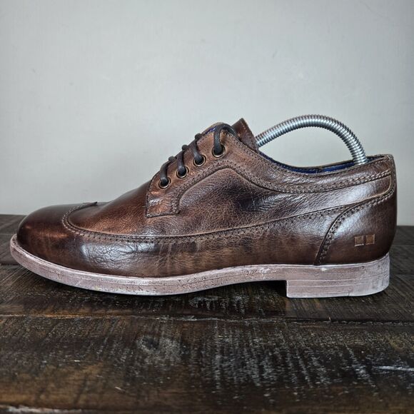 NEW Bed Stu Sandro Wingtip Mens Size 8.5 Oxford Rustic Leather Distressed Shoes - Picture 7 of 11